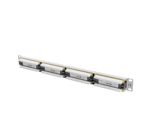 LANBERG Patch Panel 24 Port 1U Kat.5E szary PPU5-1024-S - 457246 - zdjęcie 5